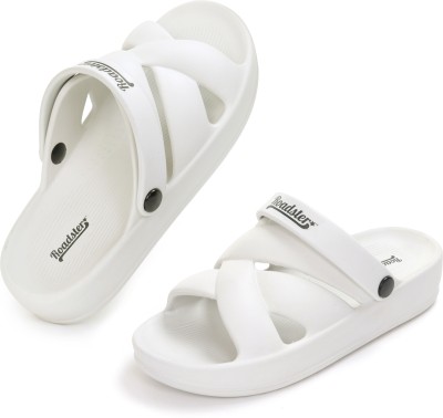 Roadster Women Flip Flops(White , 7)