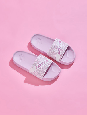 LOTTO Women Midway GFX Slides(Purple , 6)