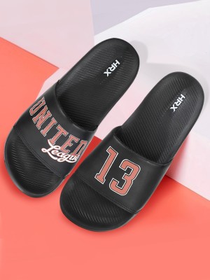 HRX by Hrithik Roshan Men Slides(Black , 10)