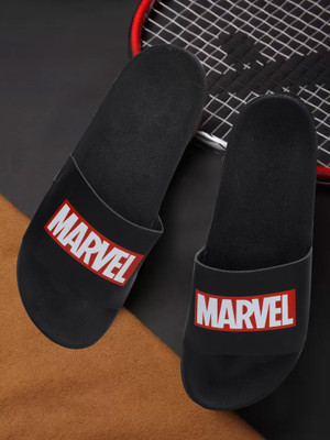 house of common Men Slippers(Red , 8)