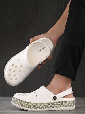 Layasa Men Sandals(White , 9)