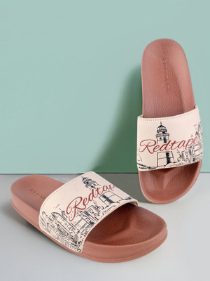 RED TAPE Women Slides(Brown , 5)