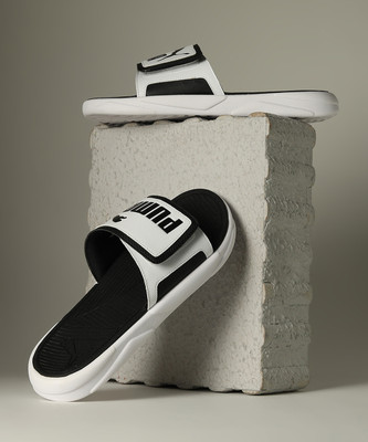 PUMA Men Royalcat Comfort Slides(White , 7)