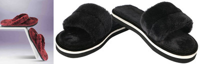rexizone Women Slides(Maroon, Black , 3)