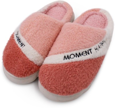 VRITRAZ Women Slippers(Red, Pink , 5)