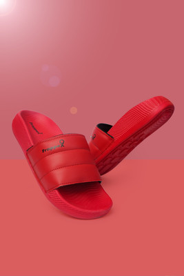 frappe9x Men Flip Flops(Red , 9)