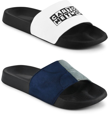 PERY-PAO Men Slides(Multicolor , 8)