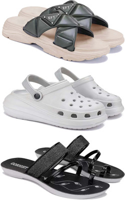 WINGSCRAFT Women Flip Flops(Multicolor , 6)