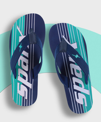 Sparx Men Flip Flops(Navy, Blue , 9)
