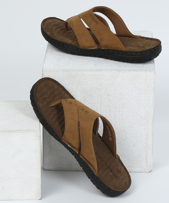 WOODLAND Men Flats(Brown , 7)