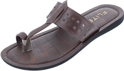 FLITE Men Slippers(Brown , 10)