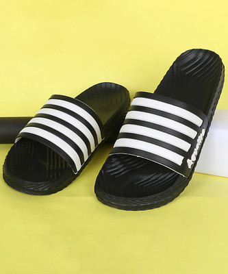 Aqualite Men Slides(Black, White ,)