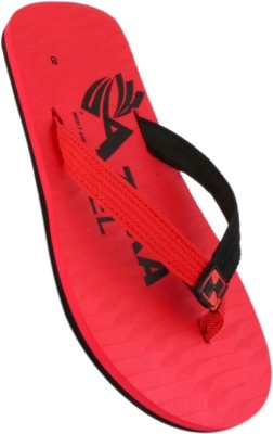 Gripsy Men Flip Flops(Red , 10)