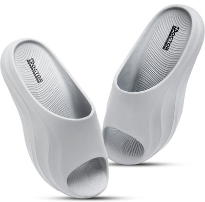 Doctor Health Super Soft Men Newlaunch|Diabetic|Orthopedic|Lightweight|Antiskid|Fashionable| Flip Flops Slippers(Grey , 8)