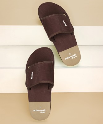 Bata Men Slides(Brown , 6)