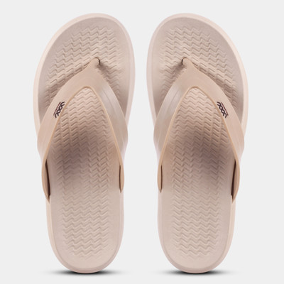 Wave Walker Women Flip Flops(Beige , 8)