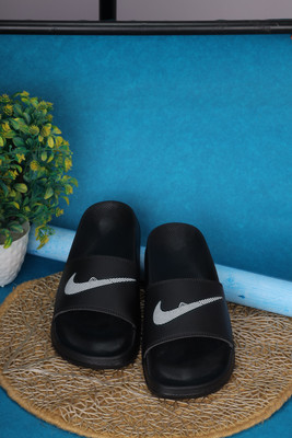 Zamidar Men Flip Flops(Black , 6)