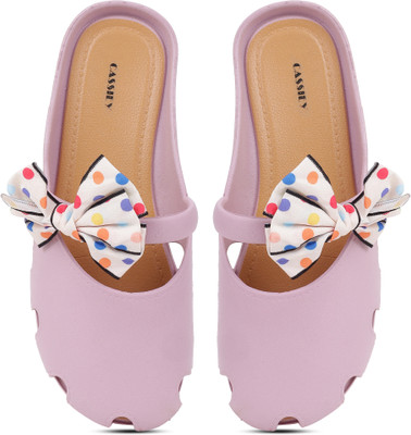 Cassiey Women Slippers(Purple , 5)