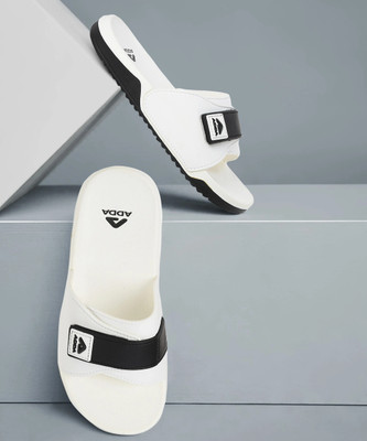 Adda Men Slides(White , 10)