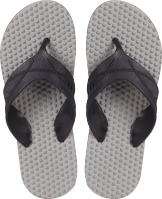 EXCELLION Men Slippers(Grey , 8)