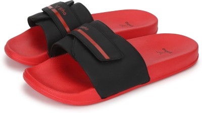 yoho Men Drystep slides for men | Water-friendly | lightweight and Comfortable Stylish Slides(Red 7)