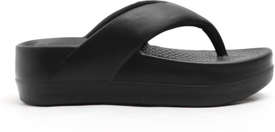 MILESTOE Women Slippers(Black , 5)
