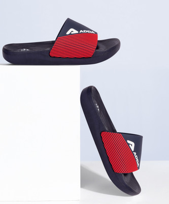 Adda Men Slides(Navy, Red , 7)