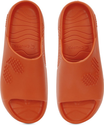 Chupps Men Flip Flops(Orange , 8)