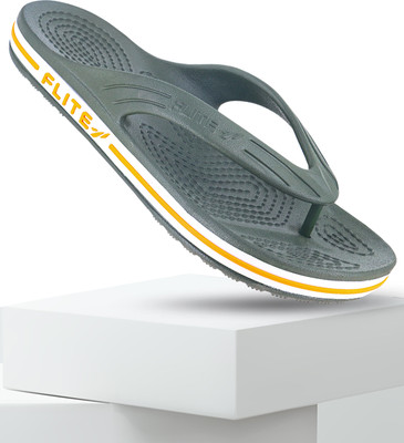 FLITE Men Slippers(Green, Green , 7)