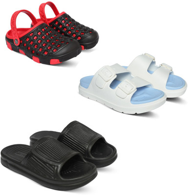 Acorn Men Slides(Red, Blue, Black , 10)