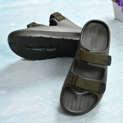 KILLER Men Slides(Olive , 8)