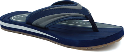 TREKIVA Men Premium Slippers Trendy Comfortable Flexible & Durable, Anti-Skid| TR-T0301 Slippers(Navy, Grey , 7)