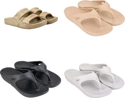 Feel alive Men Slippers(Multicolor , 10)