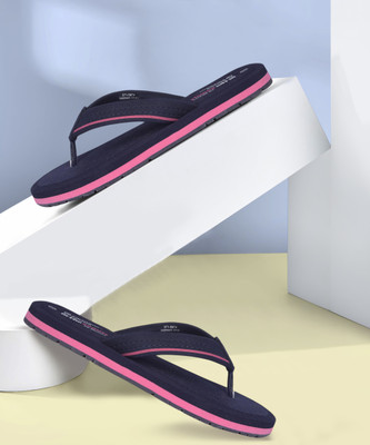 Bata Women Flip Flops(Navy , 5)