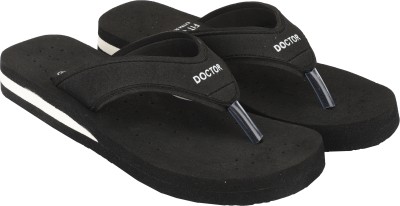 FORVELA Women Flip Flops(Black , 4)