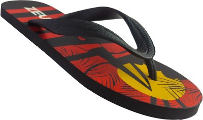 Zevion Men Flip Flops(Red , 10)