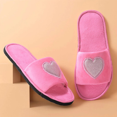 Y key Women Slides(Pink , 8)