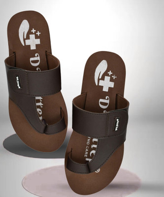 DR STTEP Men Slippers(Brown , 8)