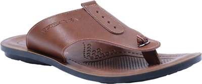 TREKIVA Men Premium Slippers Trendy Comfortable Flexible & Durable, Anti-Skid| TPG-3021 Slippers(Tan , 8)