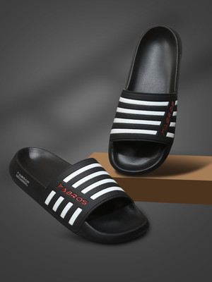 Abros Men Slides(Black , 8)