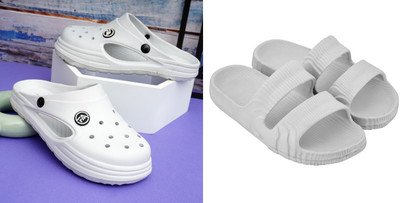 Urban Yug Men Slippers(White , 7)