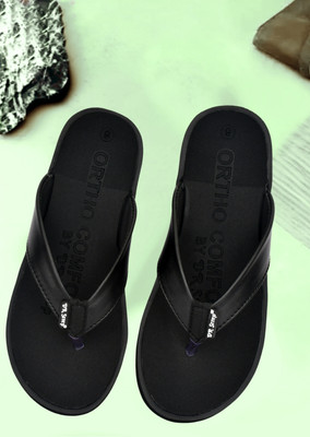 DR STTEP Women Orthopedic Slippers for Women Comfort Fit Soft Cushion Lightweight Slippers(Black , 9)