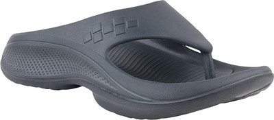 WELCOME Men Lightweight with Arch Support Durable Anti-Skid & Stylish Dailywear| Flip Flops(Grey , 6)