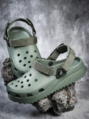 BERSACHE Men Flip Flops(Green , 12)