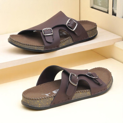 Hilux Men Slides(Brown , 6)