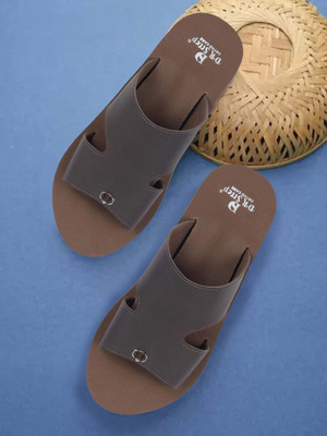 DR STTEP Men Orthopedic Slippers for Men Comfort Fit Soft Cushion Lightweight Slippers(Brown , 11)