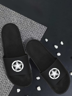 Cloker Men Slides(Black , 7)