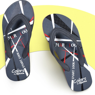 AJANTA Men Slippers(Grey , 8)