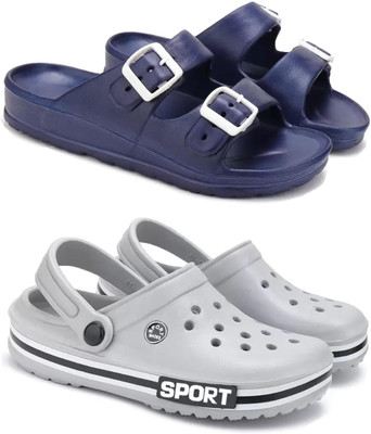 Pennen Men Slides(Grey , 9)