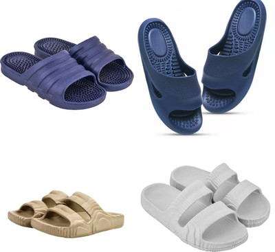 Feel alive Men Slippers(Multicolor , 10)